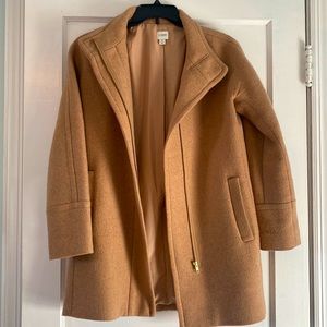 J. Crew women’s coat, camel color, size 4